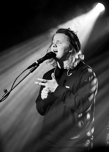 Lewis Capaldi at the Moroccan Lounge